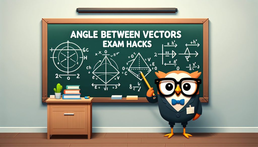 Угол между векторами: лайфхаки для экзамена