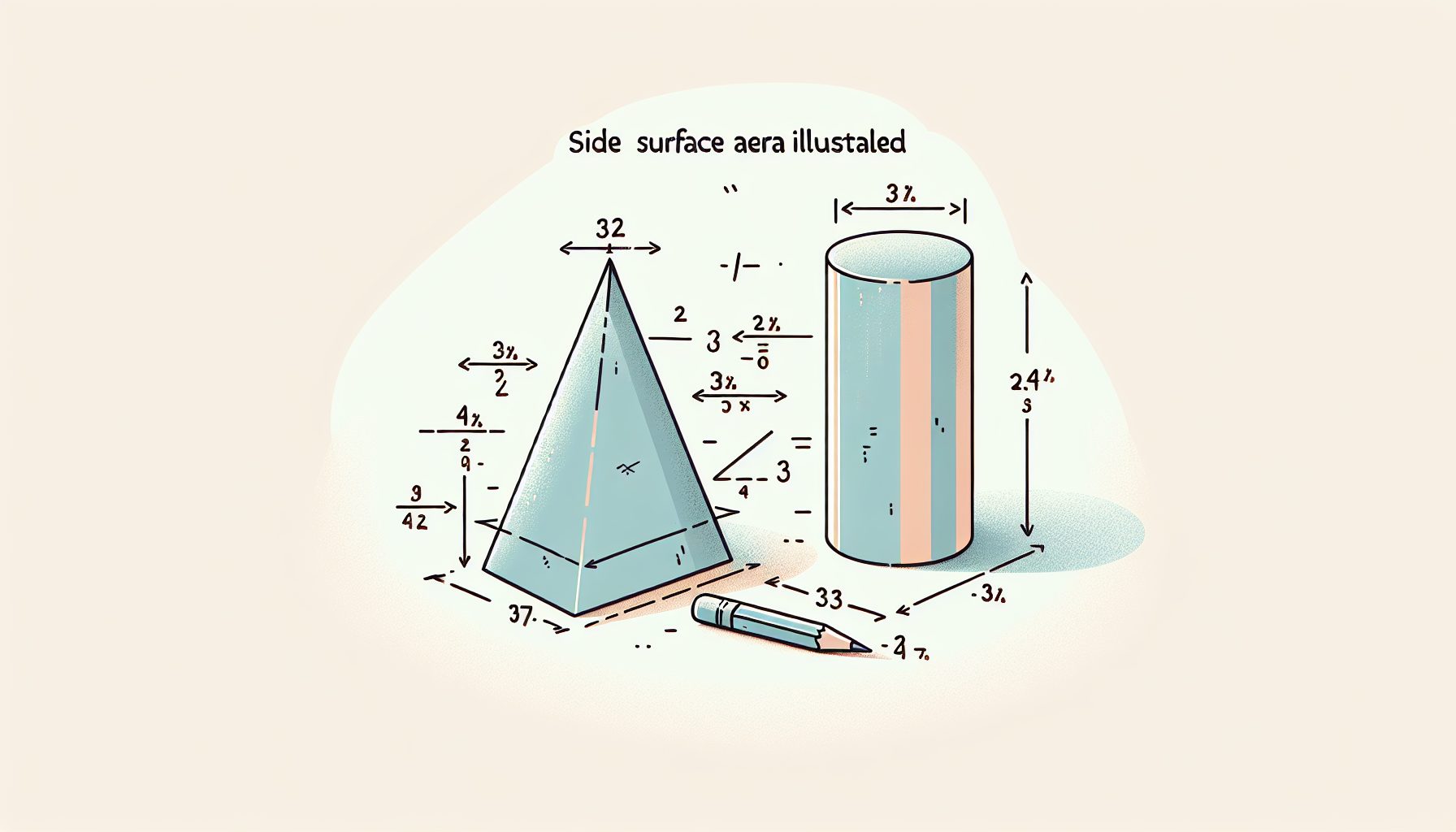 Площадь боковой поверхности в образах