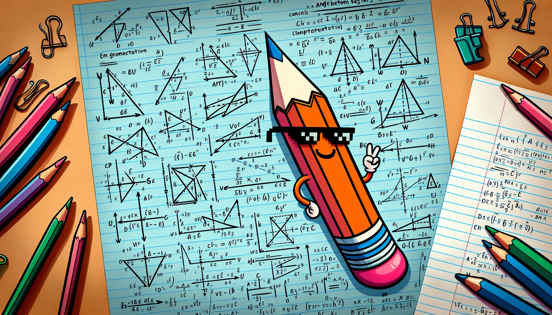 Почему угол между векторами — не страшно