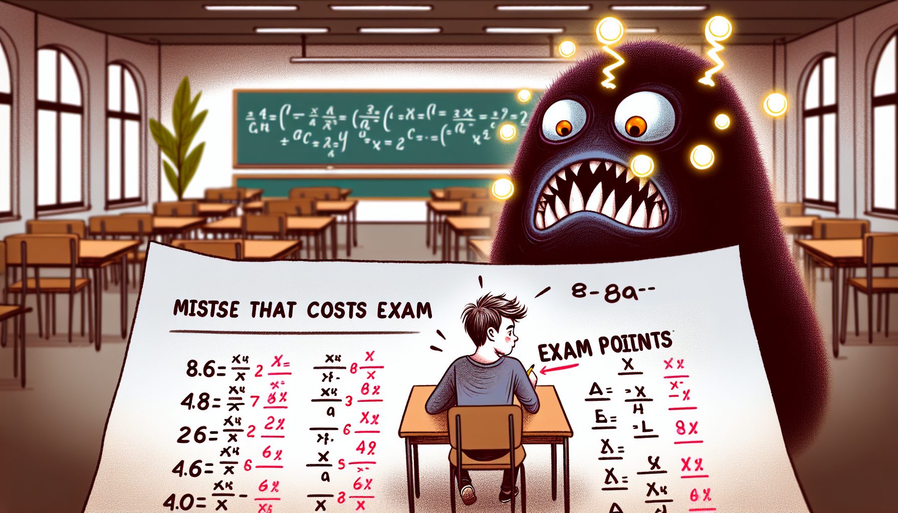 Ошибка, которая съедает баллы на экзамене