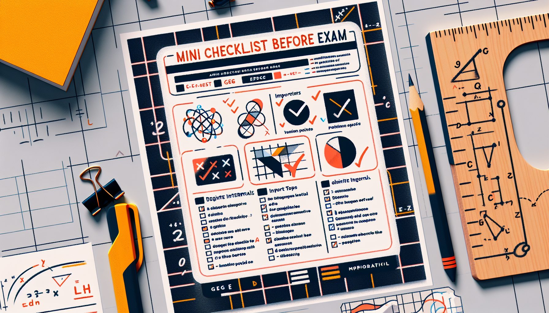 Мини чек-лист перед экзаменом